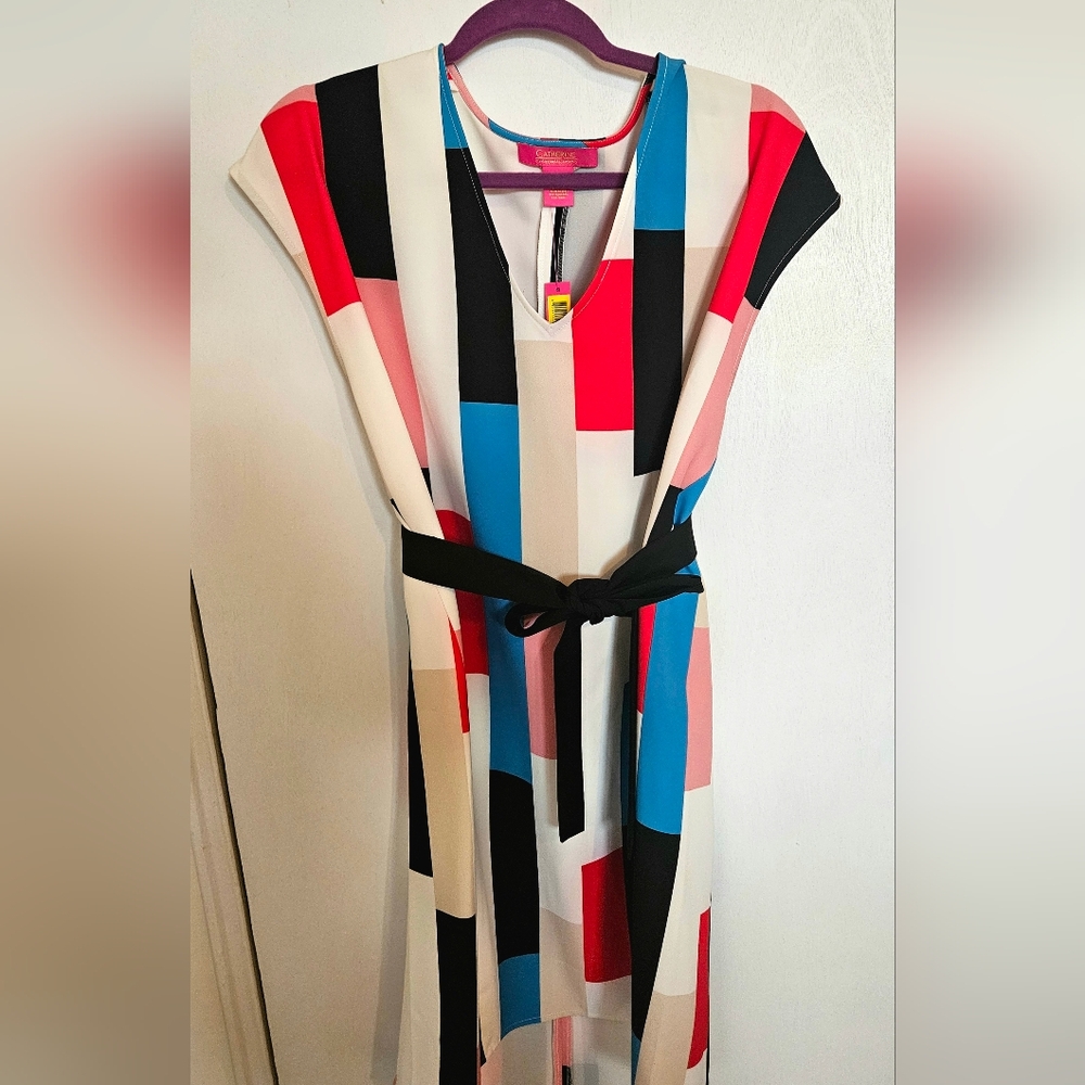Catherine Malandrino Multicolor Block Dress